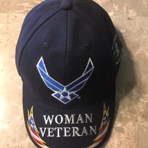 Air Force Woman Veteran Cap, Blue